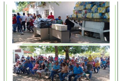 626 Productores de Las Majaguas recibieron alimentos, atención médica y kits escolares para sus hijos