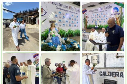 Central Río Turbio inició refino de azúcar y encomendó a Dios el éxito de las operaciones